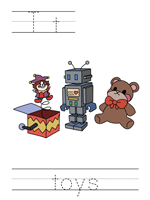 Printable print practice worksheet - Tt toys
