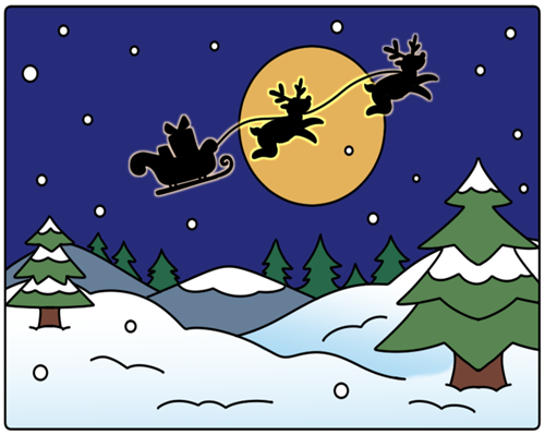 Twas the Night Before Christmas: night