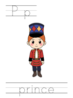 Printable print practice worksheet - Pp prince