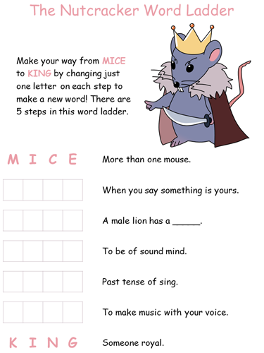 nutcracker word ladder