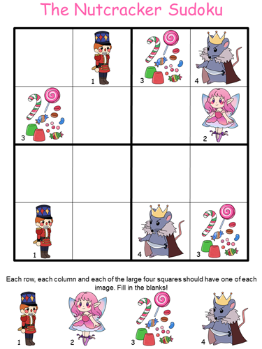 The Nutcracker Sudoku Puzzle