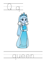 Snow Queen Tracer Pages