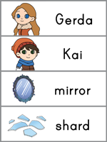 Snow Queen Word Wall Words