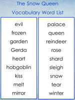 Snow Queen Vocabulary words