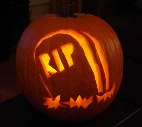rip pumpkin carving pattern
