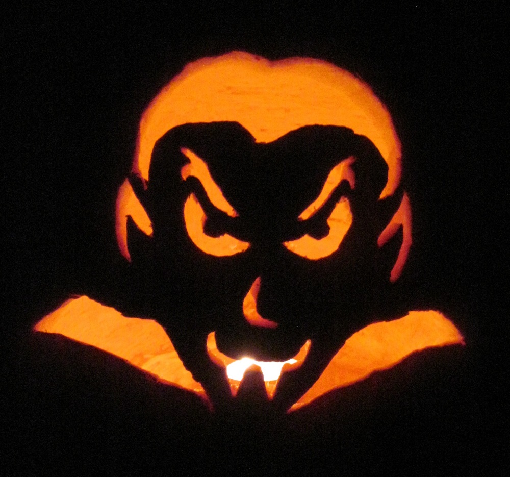 Vampire Pumpkin Pattern