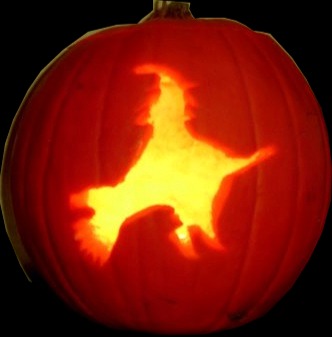 Witch Pumpkin Pattern