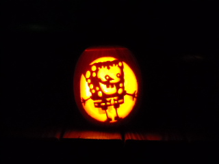 Sponge Bob Pumpkin Carving Pattern